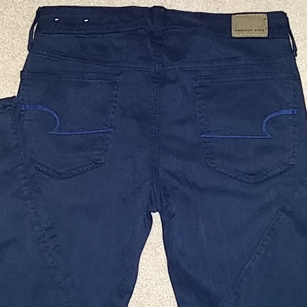 American eagle blue jeggings